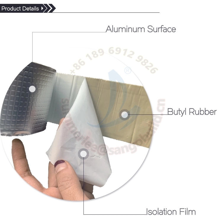 Weather Seal Mastics Butyl Rubber Tape for Leak Repair and Waterproofing